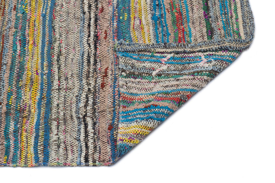 Bej Bohem Modern Yün Halı 149x325