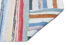 Girit Bej Çizgili Yün El Dokuma Halısı 151 x 292 Apex Unique