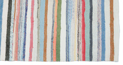 Girit Bej Çizgili Yün El Dokuma Halısı 151 x 292 Apex Unique