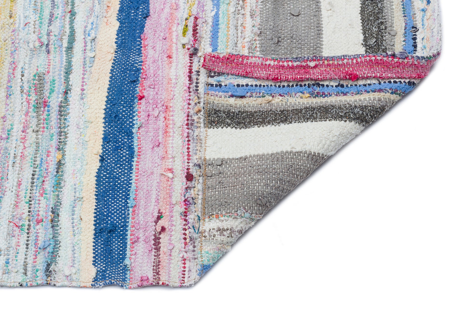 Girit Bej Çizgili Yün El Dokuma Halısı 160 x 306 Apex Unique