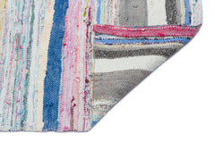 Girit Bej Çizgili Yün El Dokuma Halısı 160 x 306 Apex Unique