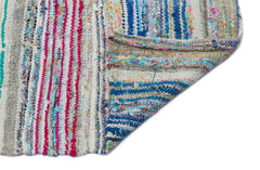 Girit Bej Çizgili Yün El Dokuma Halısı 150 x 322 Apex Unique