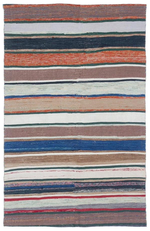 Bej Bohem Modern Yün Halı 156x243