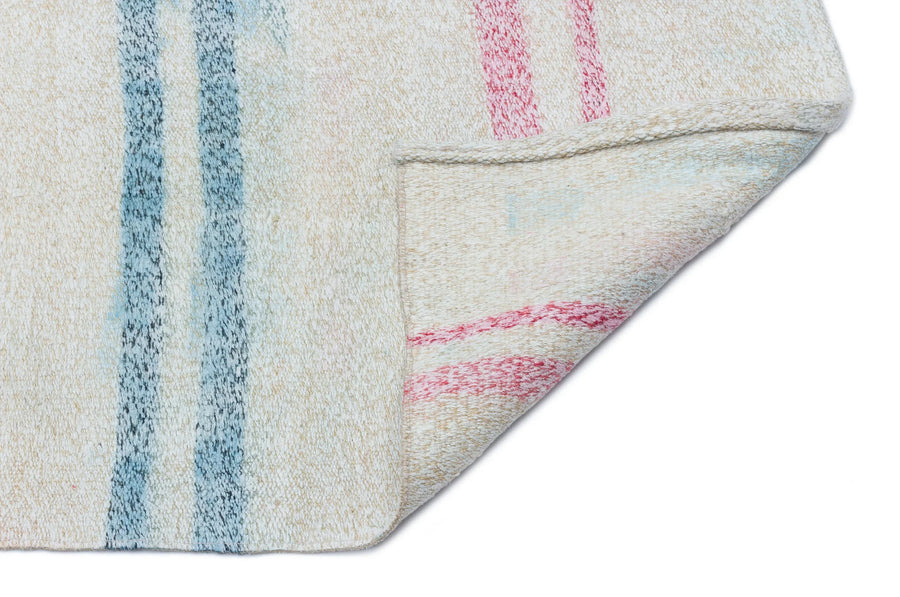 Bej Bohem Modern Yün Halı 111x257