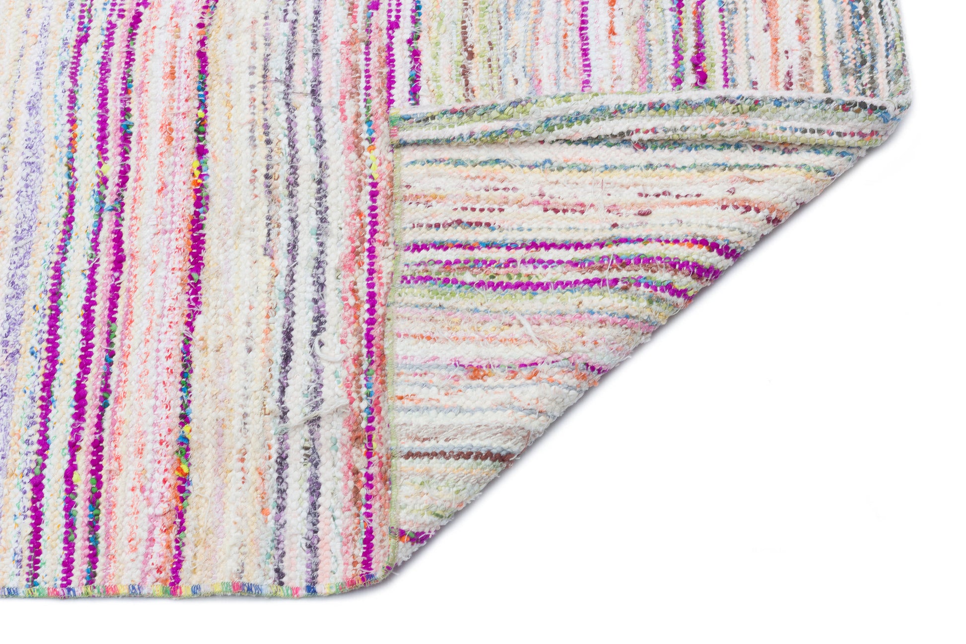 Girit Bej Çizgili Yün El Dokuma Halısı 150 x 300 Apex Unique