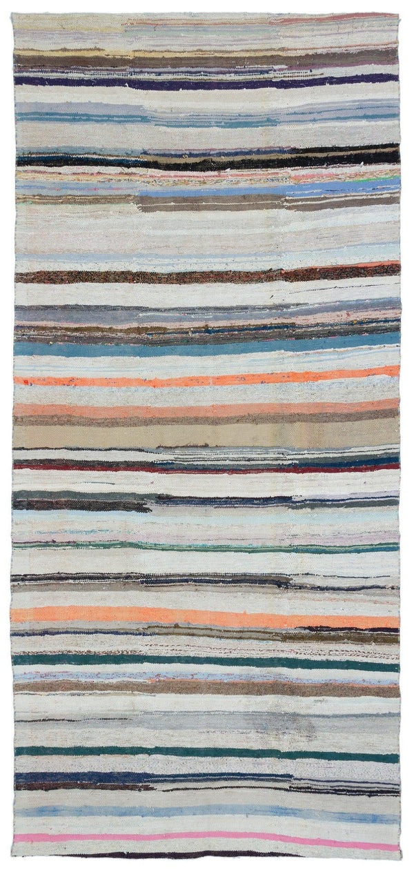 Bej Bohem Modern Yün Halı 161x355