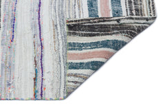 Girit Bej Çizgili Yün El Dokuma Halısı 148 x 294 Apex Unique