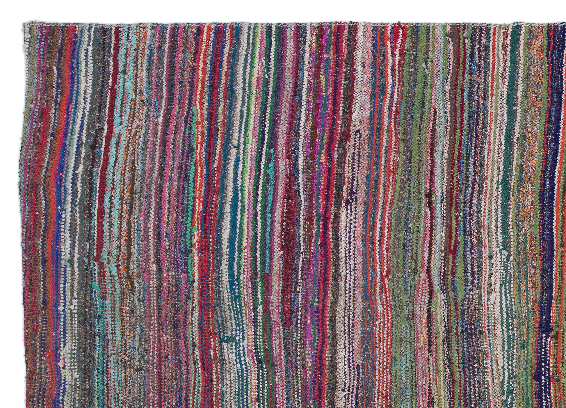 Girit Bej Çizgili Yün El Dokuma Halısı 170 x 233 Apex Unique