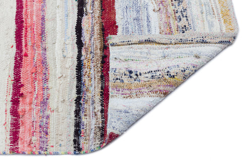 Girit Bej Çizgili Yün El Dokuma Halısı 160 x 286 Apex Unique