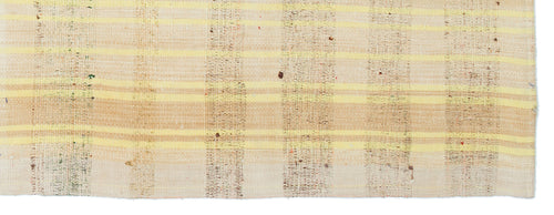 Girit Bej Çizgili Yün El Dokuma Halısı 081 x 220 Apex Unique