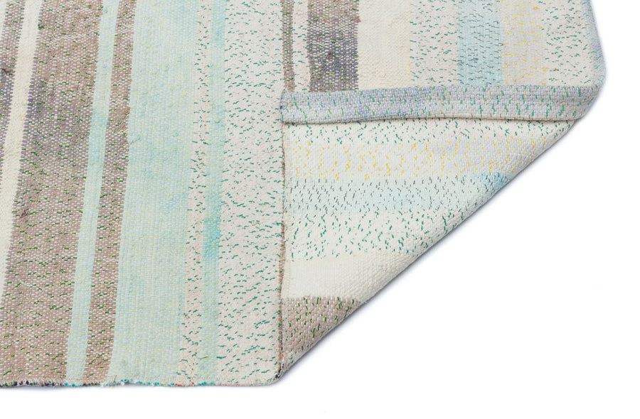 Bej Anadolu Bohem Modern Yün Halı 125x300 - Özel Seri