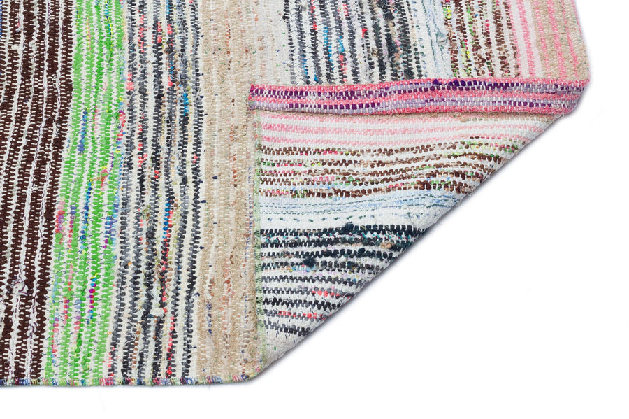 Bej Anadolu Bohem Modern Yün Halı 134x340 - Özel Seri