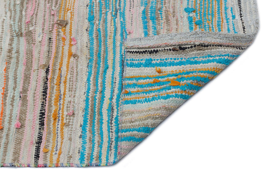 Bej Anadolu Bohem Modern Yün Halı 119x421 - Özel Seri
