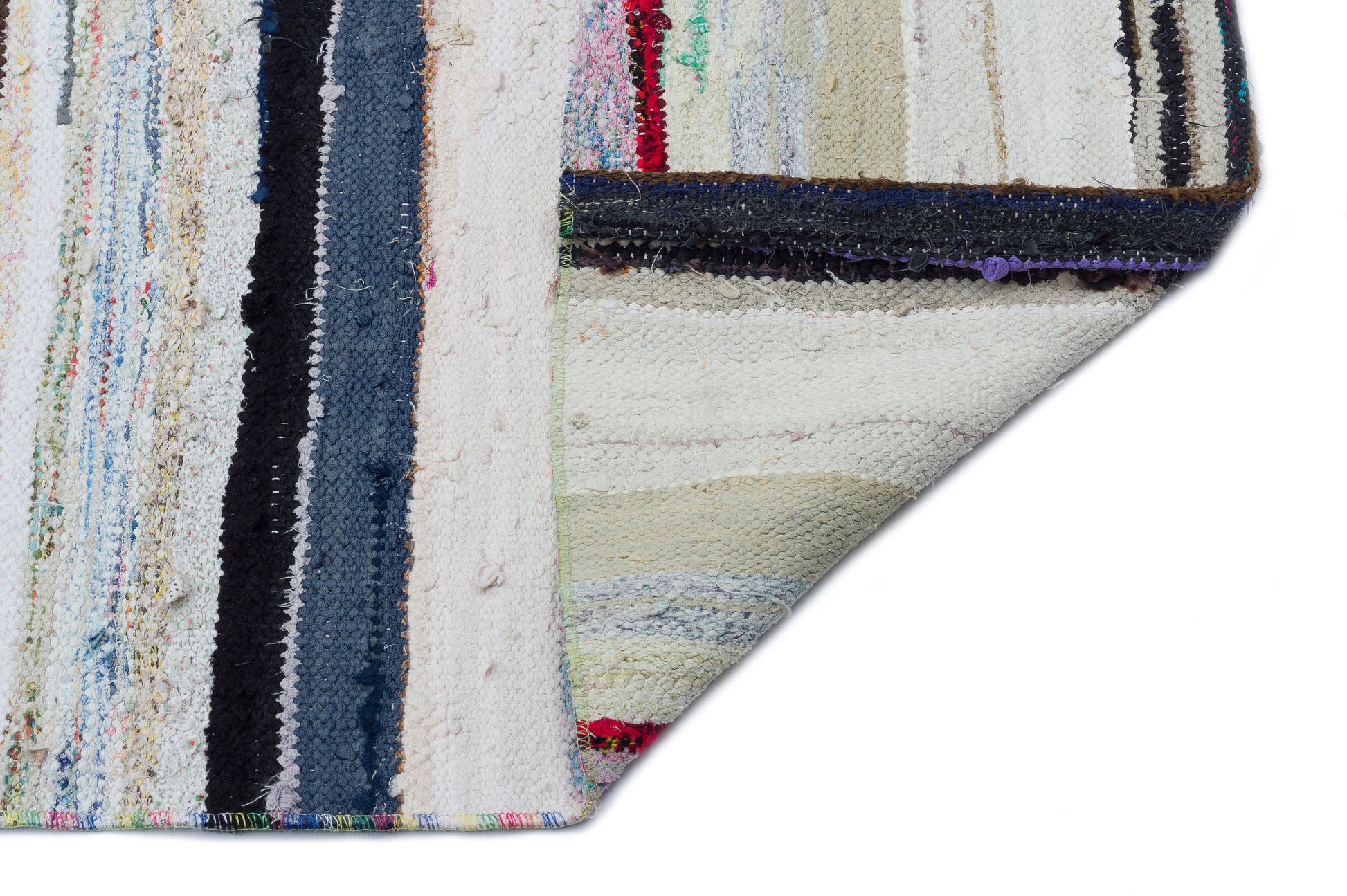 Girit Bej Çizgili Yün El Dokuma Halısı 164 x 435 Apex Unique