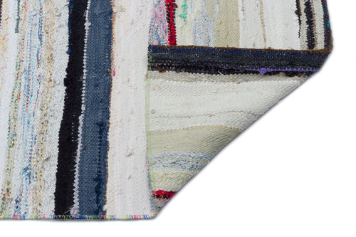 Girit Bej Çizgili Yün El Dokuma Halısı 164 x 435 Apex Unique