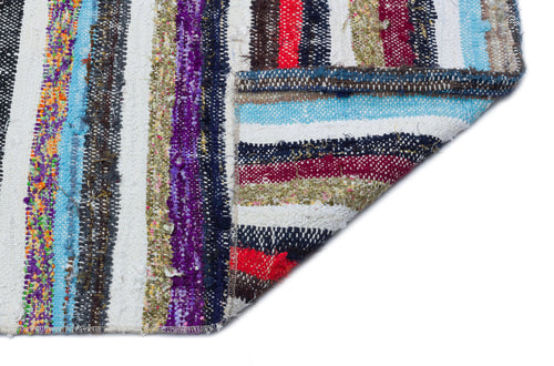 Girit Bej Çizgili Yün El Dokuma Halısı 150 x 327 Apex Unique