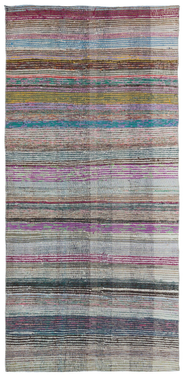 Bej Anadolu Bohem Modern Yün Halı 136x284 - Özel Seri