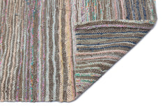 Girit Bej Çizgili Yün El Dokuma Halısı 171 x 291 Apex Unique