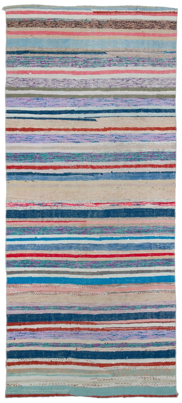 Bej Anadolu Bohem Modern Yün Halı 135x305 - Özel Seri