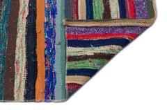 Girit Bej Çizgili Yün El Dokuma Halısı 159 x 280 Apex Unique