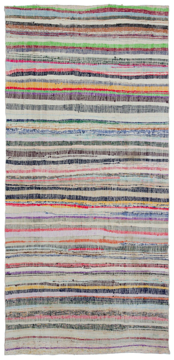 Bej Anadolu Bohem Modern Yün Halı 162x330 - Özel Seri