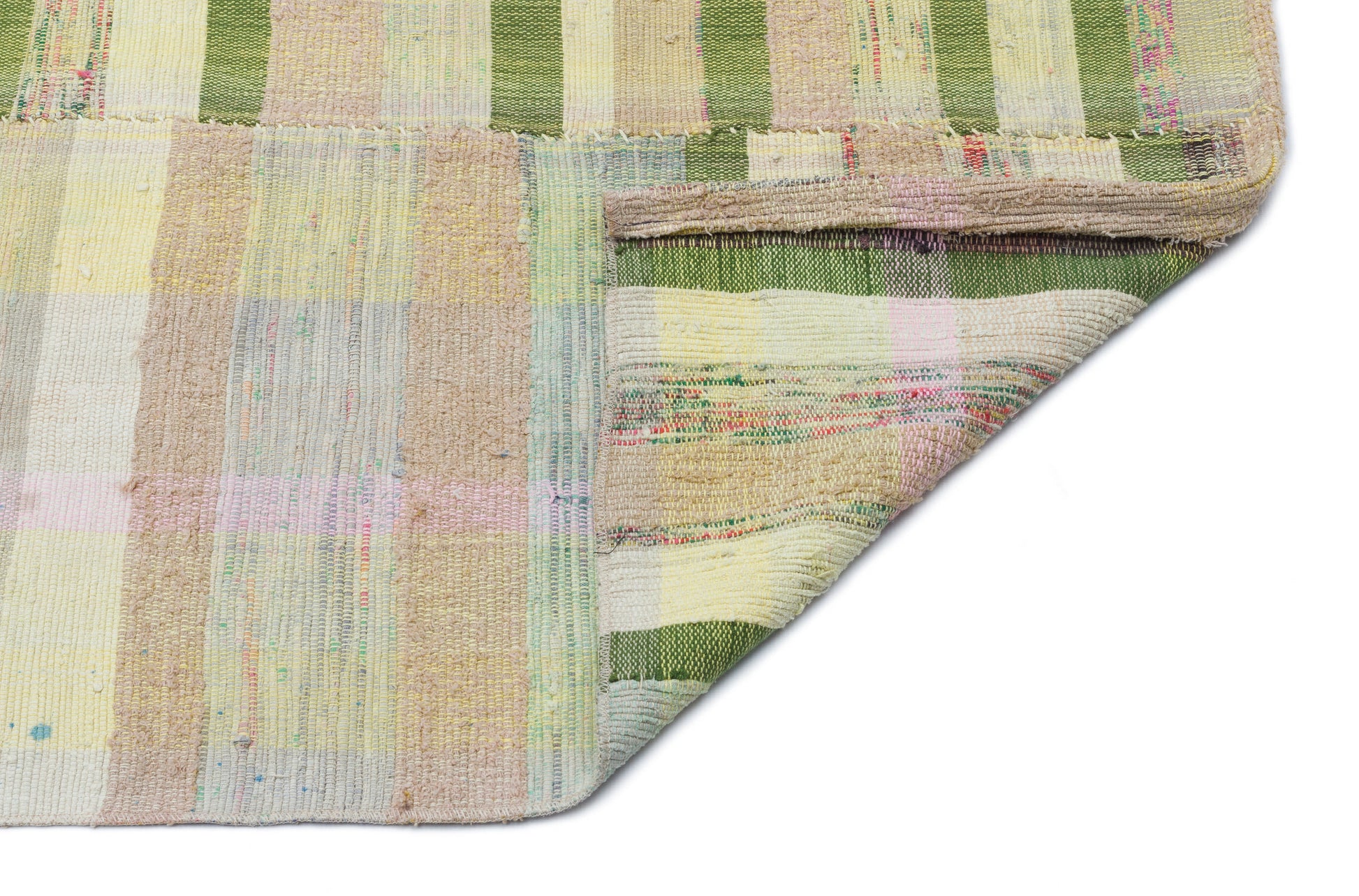 Girit Bej Çizgili Yün El Dokuma Halısı 170 x 287 Apex Unique