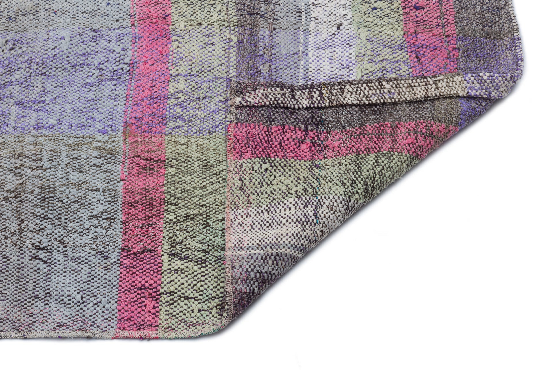 Girit Bej Çizgili Yün El Dokuma Halısı 140 x 297 Apex Unique