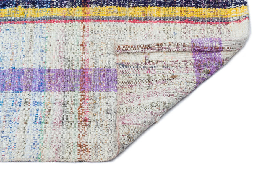 Bej Anadolu Bohem Geometrik Yün Halı 80x290 - Özel Seri