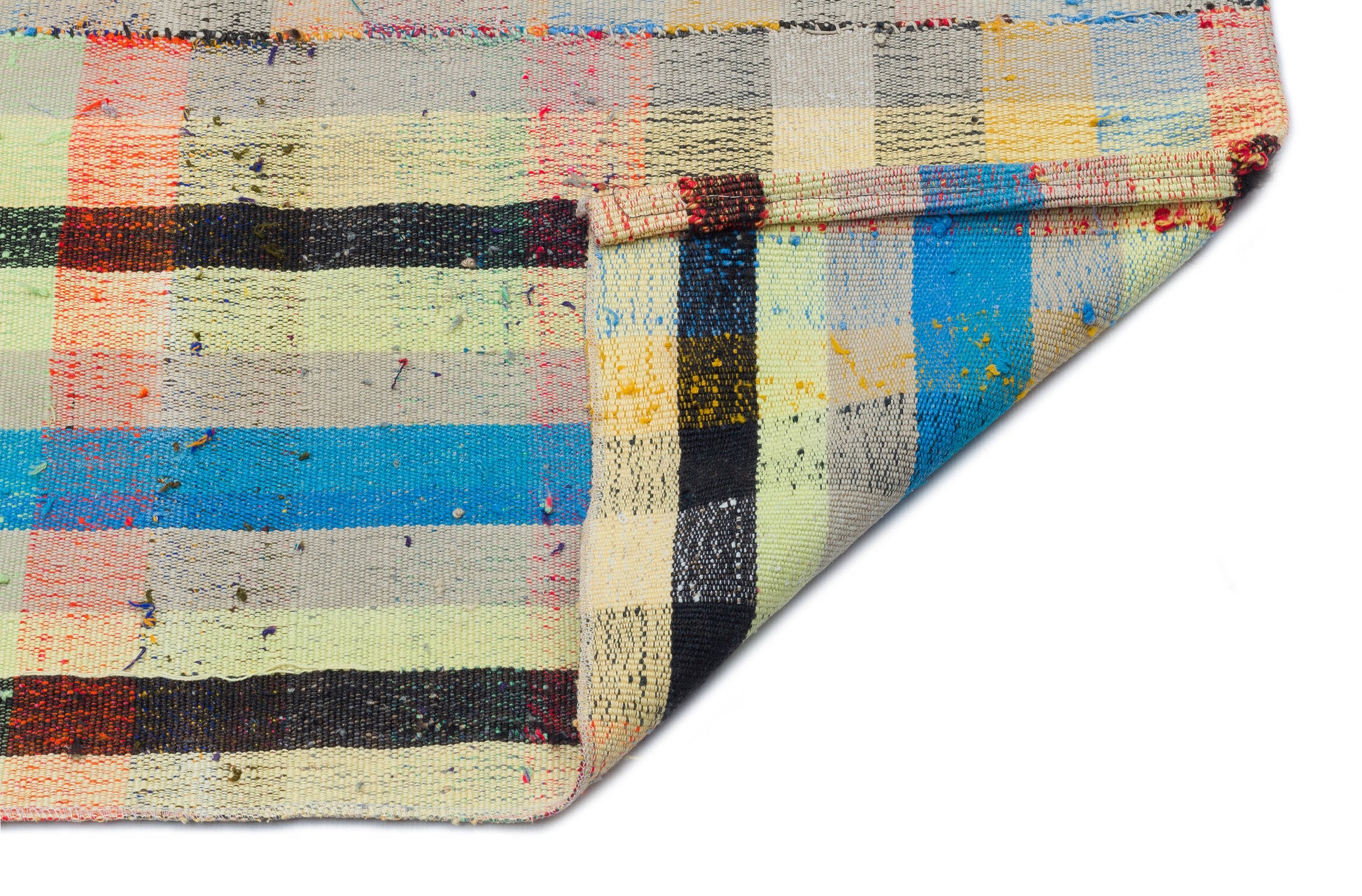 Girit Bej Çizgili Yün El Dokuma Halısı 174 x 240 Apex Unique