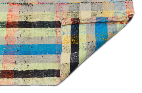 Girit Bej Çizgili Yün El Dokuma Halısı 174 x 240 Apex Unique