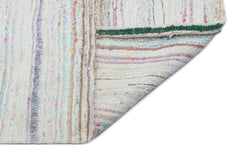 Girit Bej Çizgili Yün El Dokuma Halısı 165 x 260 Apex Unique