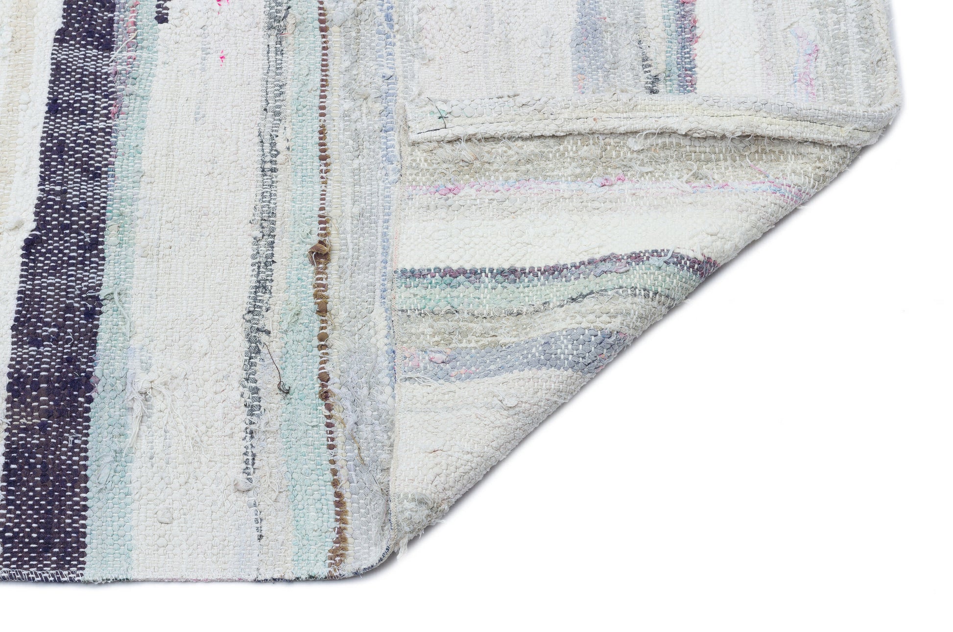 Girit Bej Çizgili Yün El Dokuma Halısı 178 x 257 Apex Unique