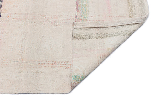 Girit Bej Çizgili Yün El Dokuma Halısı 216 x 188 Apex Unique