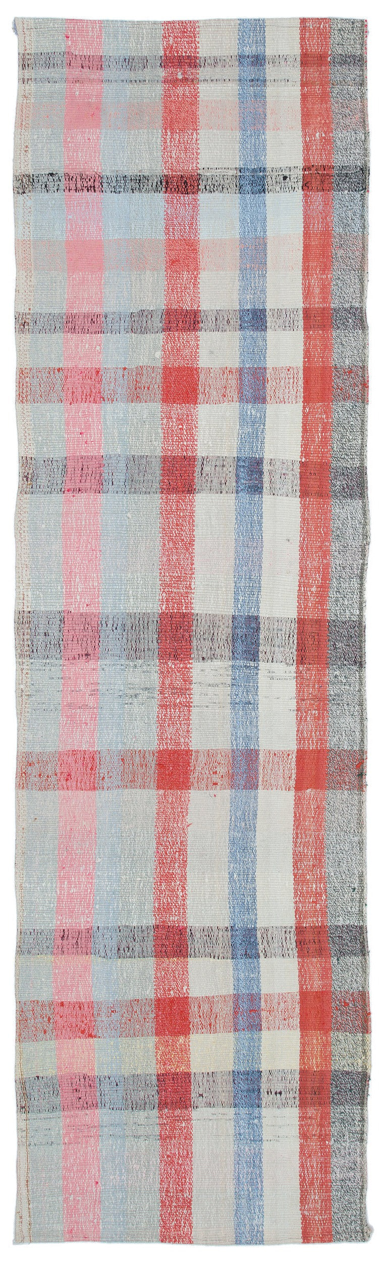 Girit Bej Çizgili Yün El Dokuma Halısı 071 x 250 Apex Unique