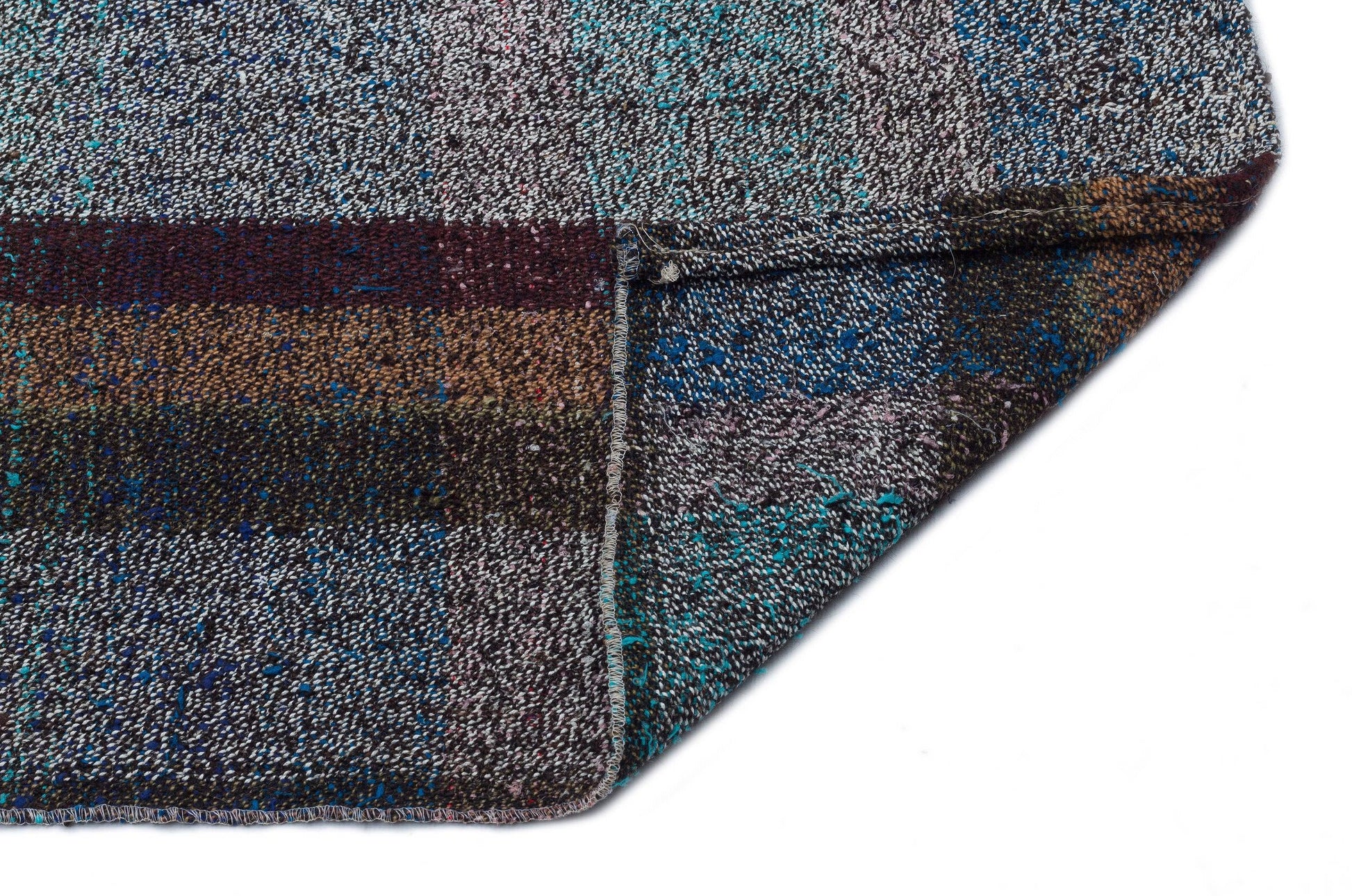 Gri Anadolu Bohem Modern Yün Halı 110x246 - Özel Seri