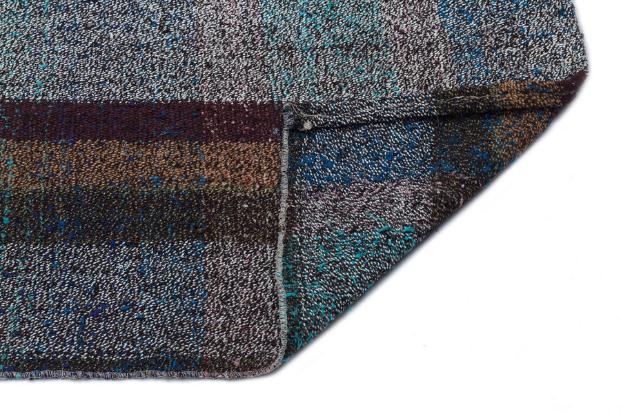 Gri Anadolu Bohem Modern Yün Halı 110x246 - Özel Seri