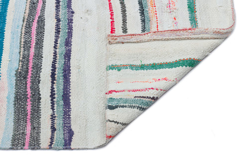 Girit Bej Çizgili Yün El Dokuma Halısı 168 x 286 Apex Unique