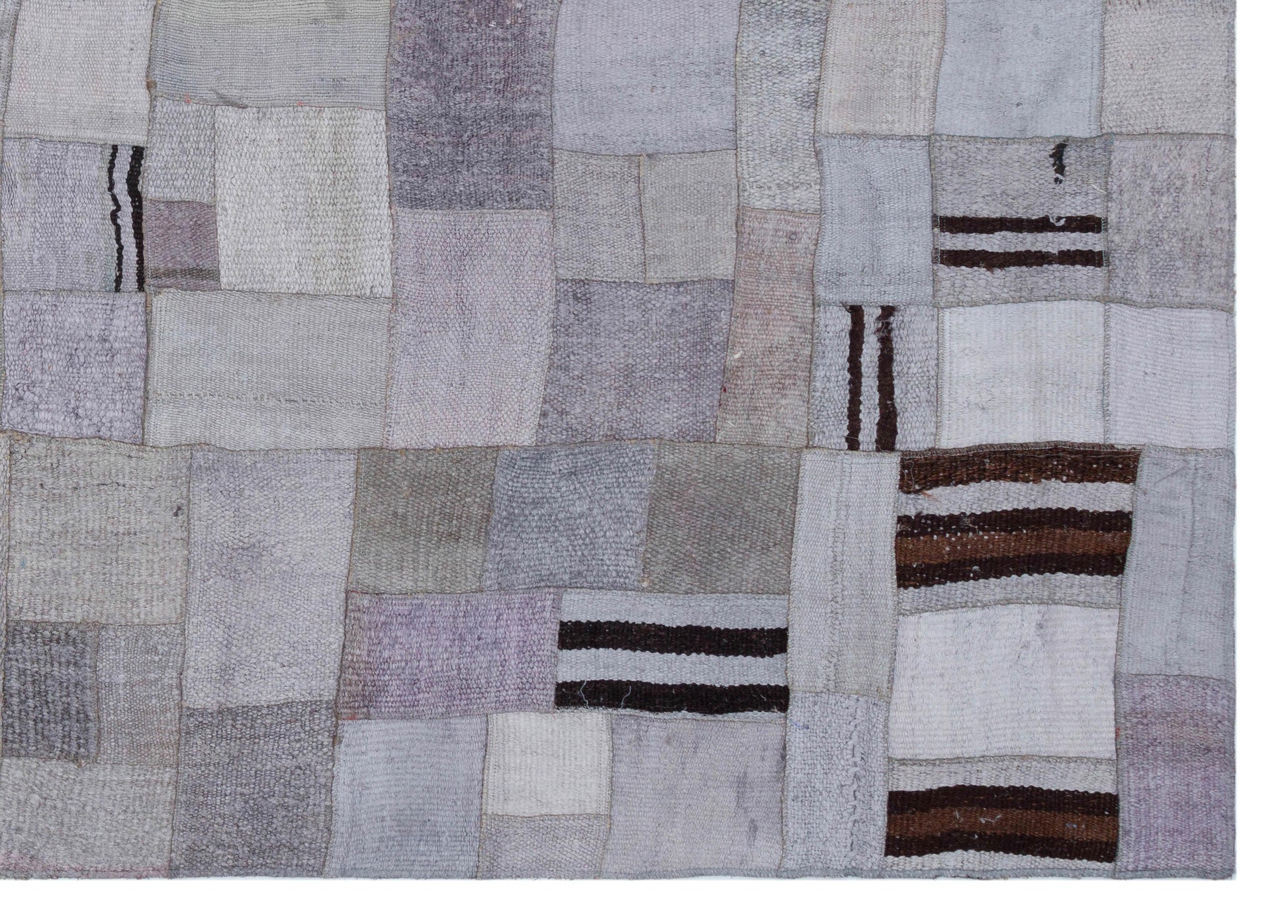 Mavi Anadolu Bohem Geometrik Yün Halı 170x240 - Özel Seri