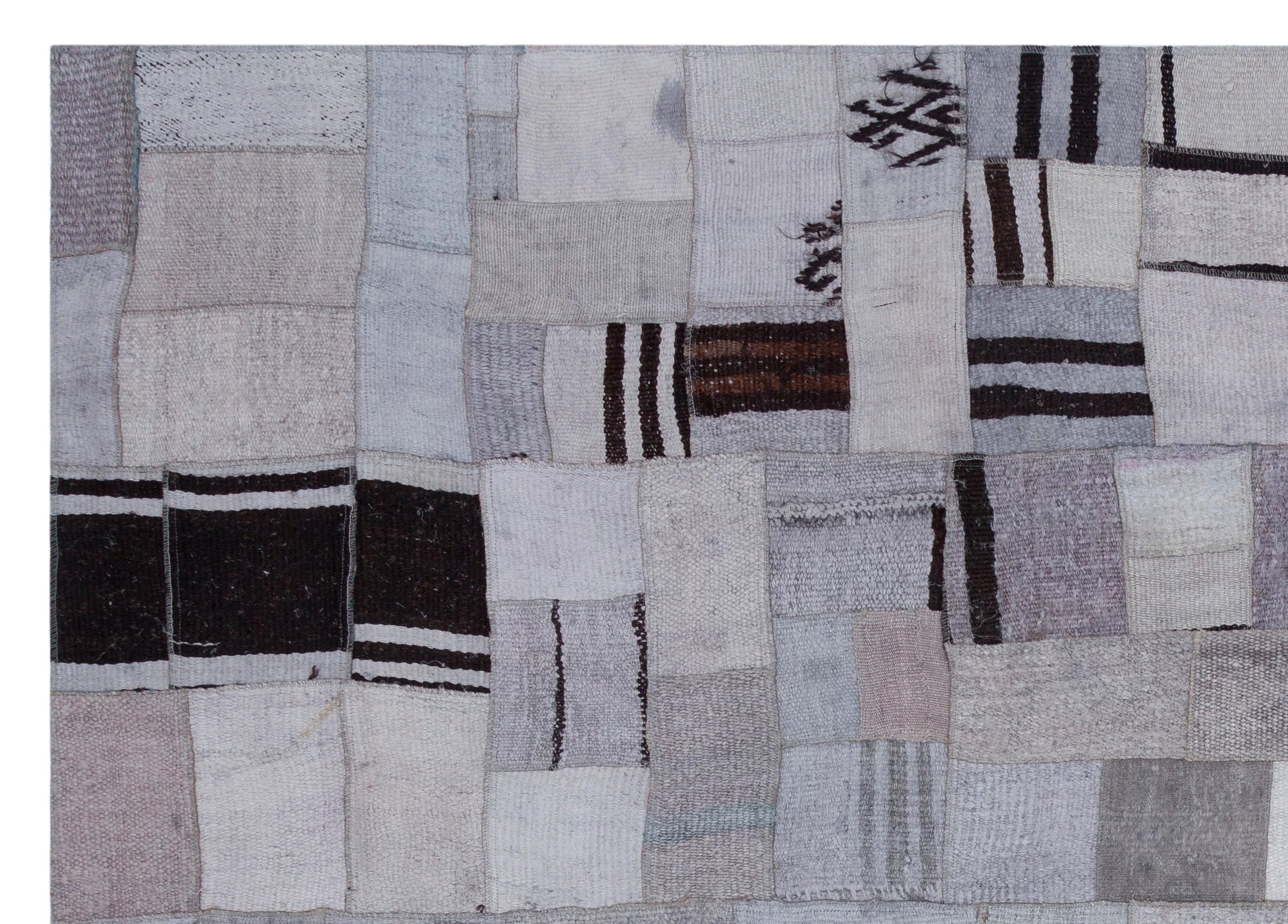 Mavi Anadolu Bohem Geometrik Yün Halı 170x240 - Özel Seri