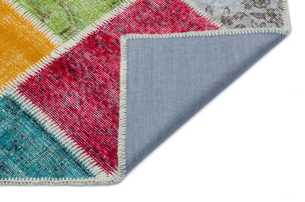 Bej Eskitme Modern Yün Halı 120x180