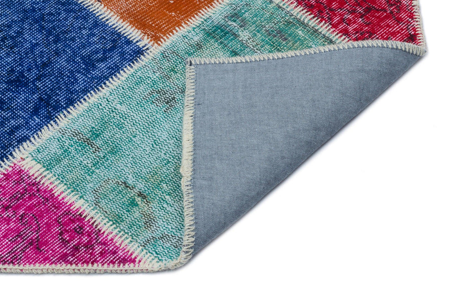 Yün Çok Renkli El Dokuma Halı 160x230 cm 33235 – Oturma odası kullanımı