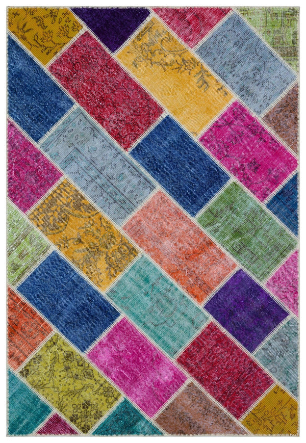 Bej Anadolu Modern Vintage Yün Halı 160x230 - Özel Seri