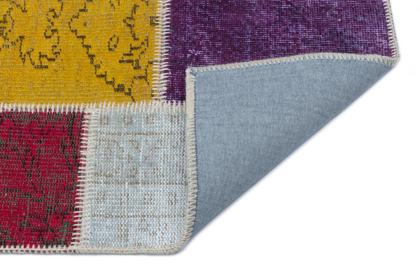 Bej Modern Vintage Yün Halı 80x150