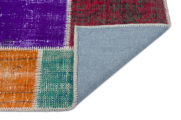 Bej Modern Vintage Yün Halı 80x150