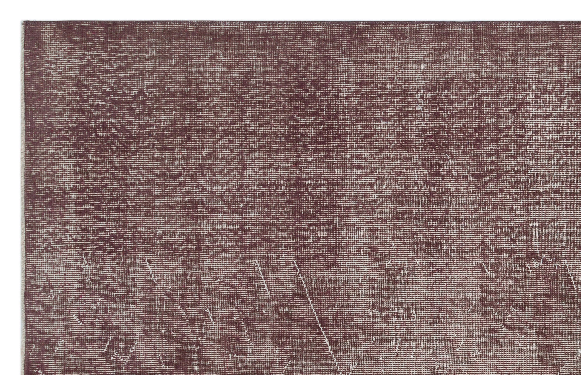 Atina Kahverengi Eskitme Yün El Dokuma Halısı 155 x 243 Apex Unique