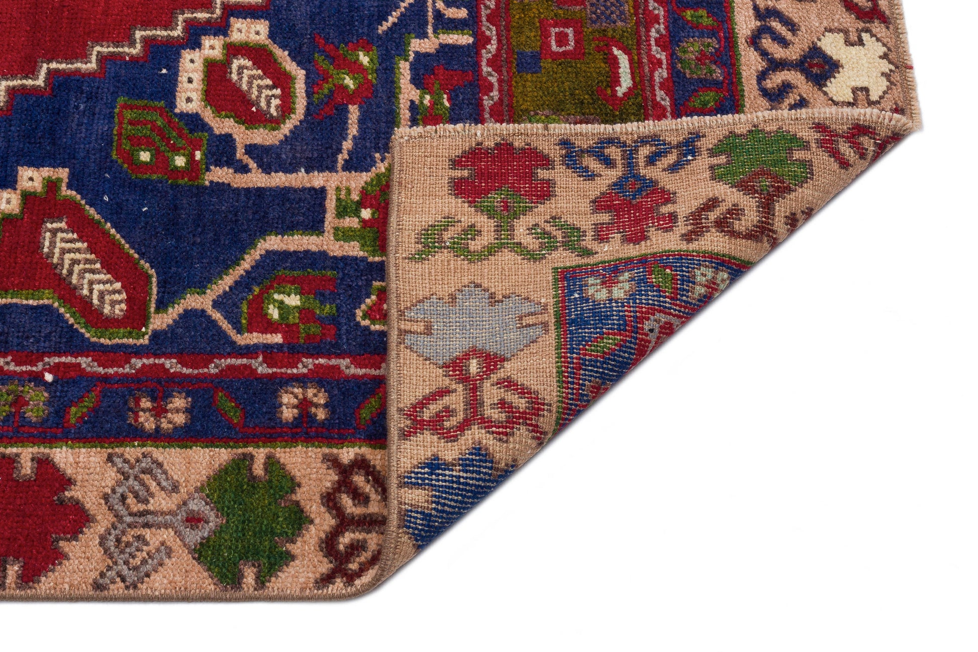 Kavala Kırmızı Klasik Yün El Dokuma Halısı 116 x 239 Apex Unique