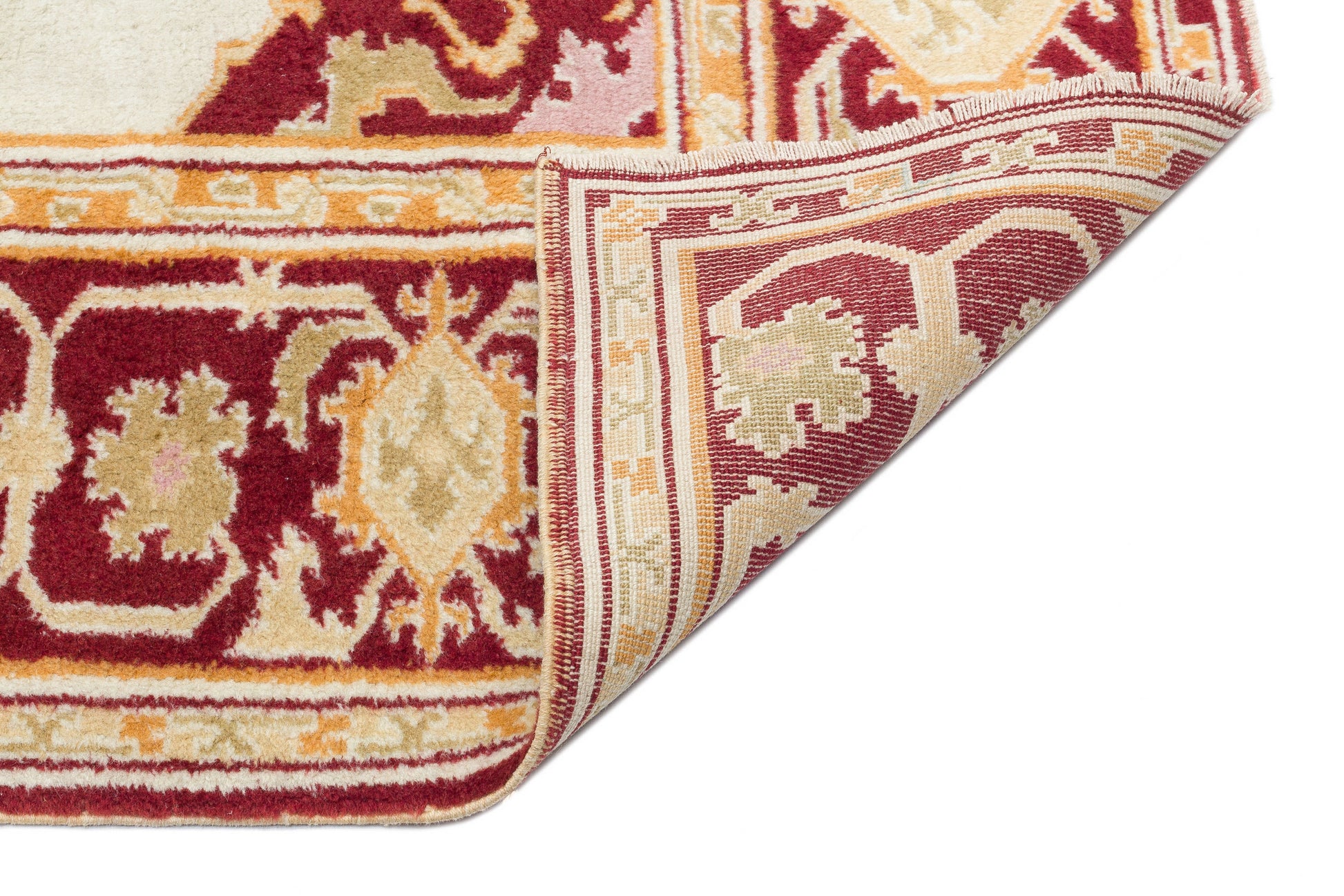 Kavala Kırmızı Klasik Yün El Dokuma Halısı 175 x 215 Apex Unique