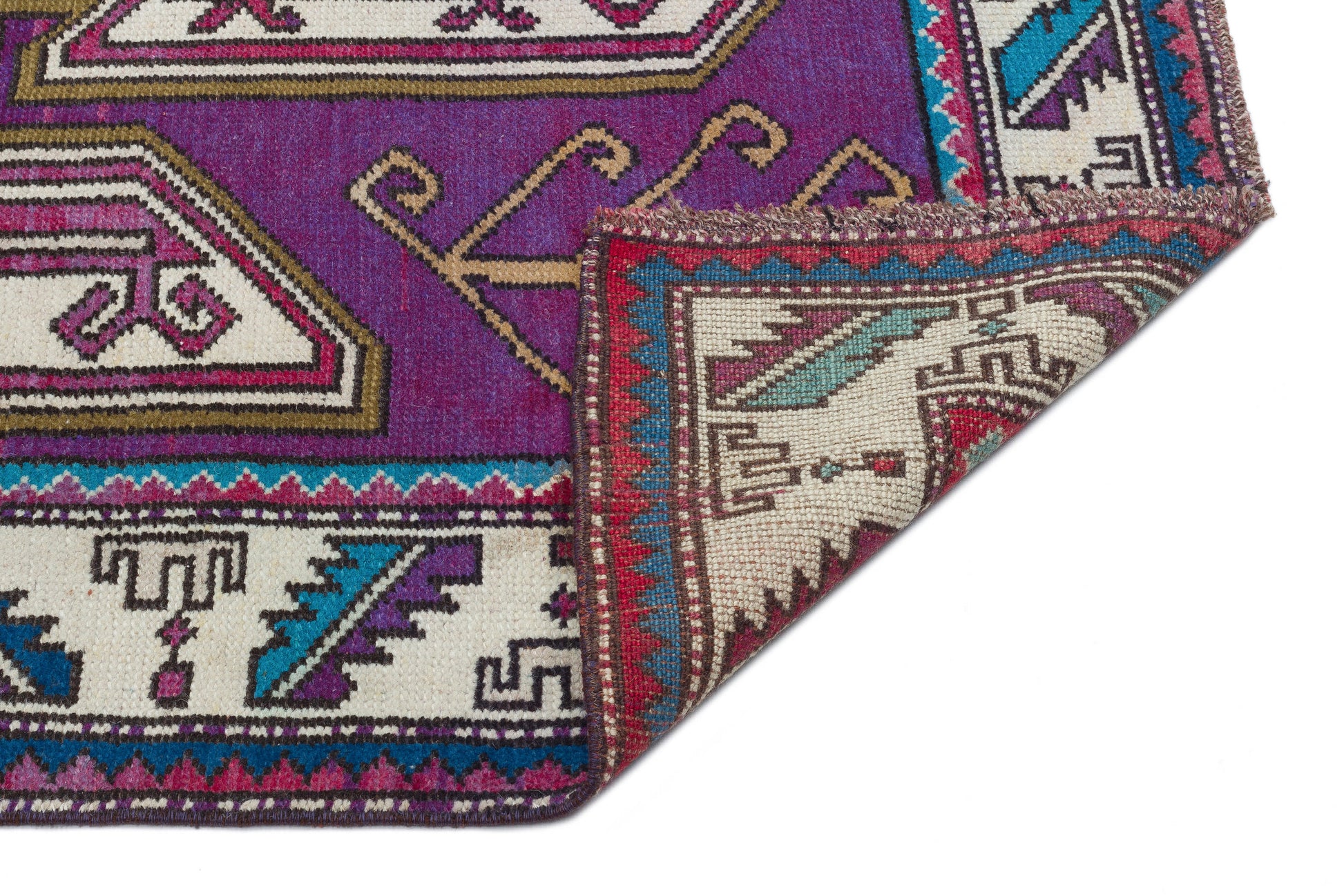 Kavala Mor Klasik Yün El Dokuma Halısı 125 x 200 Apex Unique