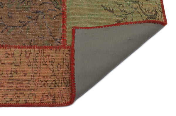 Bej Hardal Anadolu Eskitme Vintage Yün Halı 120x181 - Özel Seri