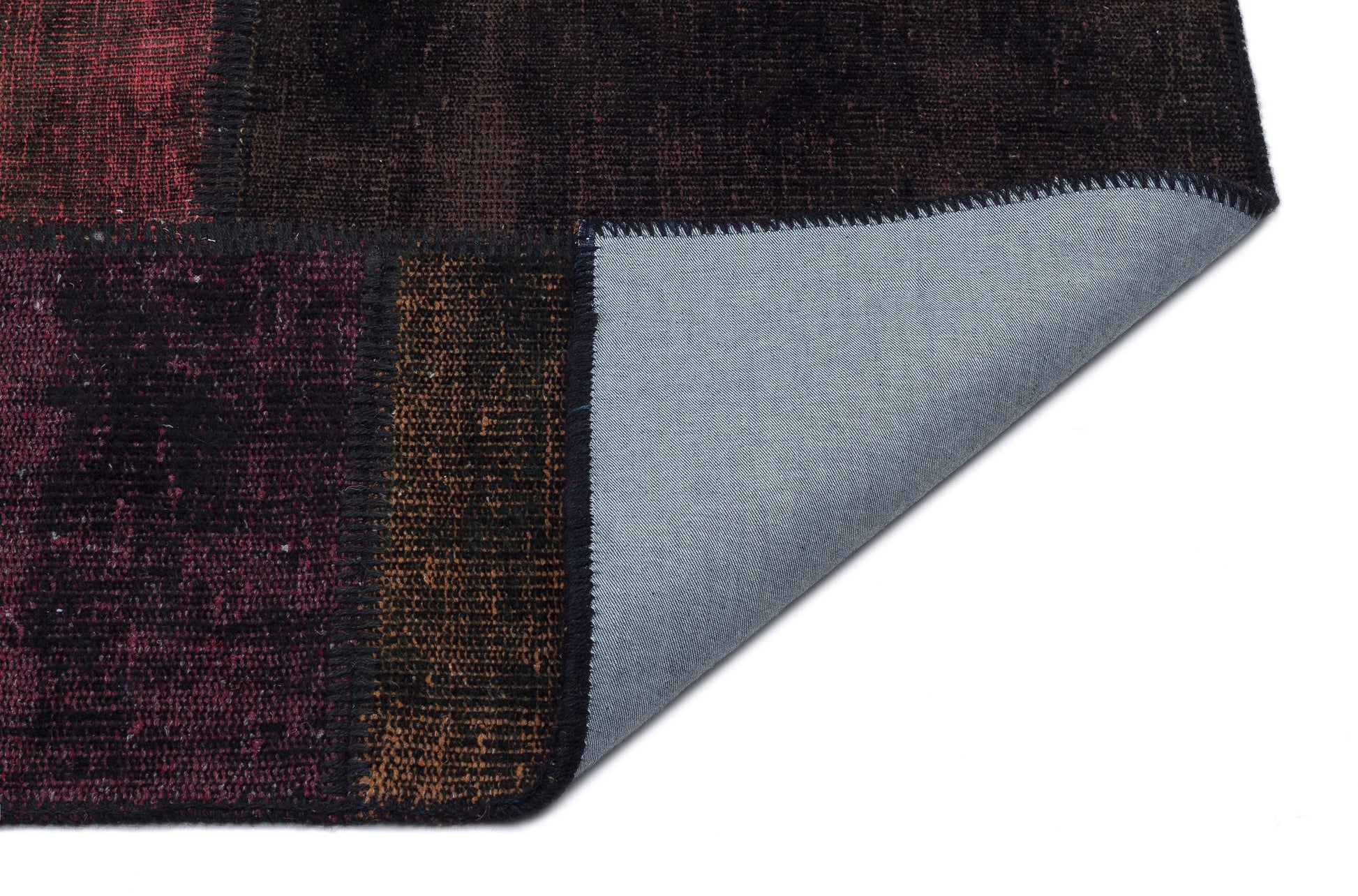 Iskece Siyah Eskitme Yün El Dokuma Halısı 160 x 230 Apex Unique